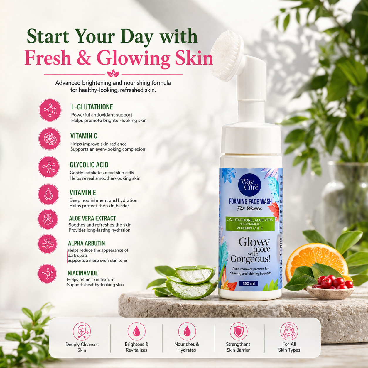 Women's Foaming Facewash